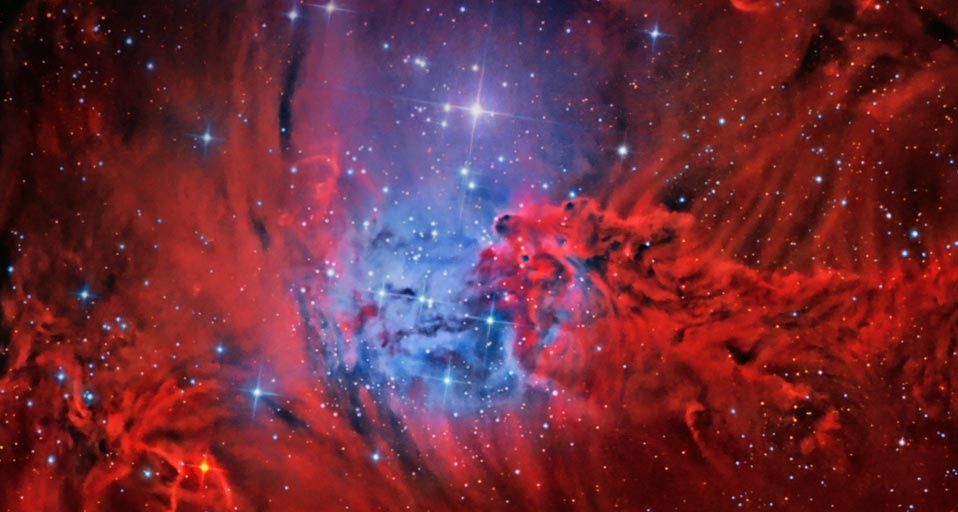 Fox Fur Nebula in the Monoceros constellation