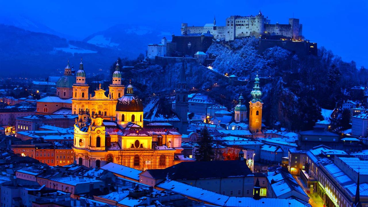 Old Town in Salzburg, Austria