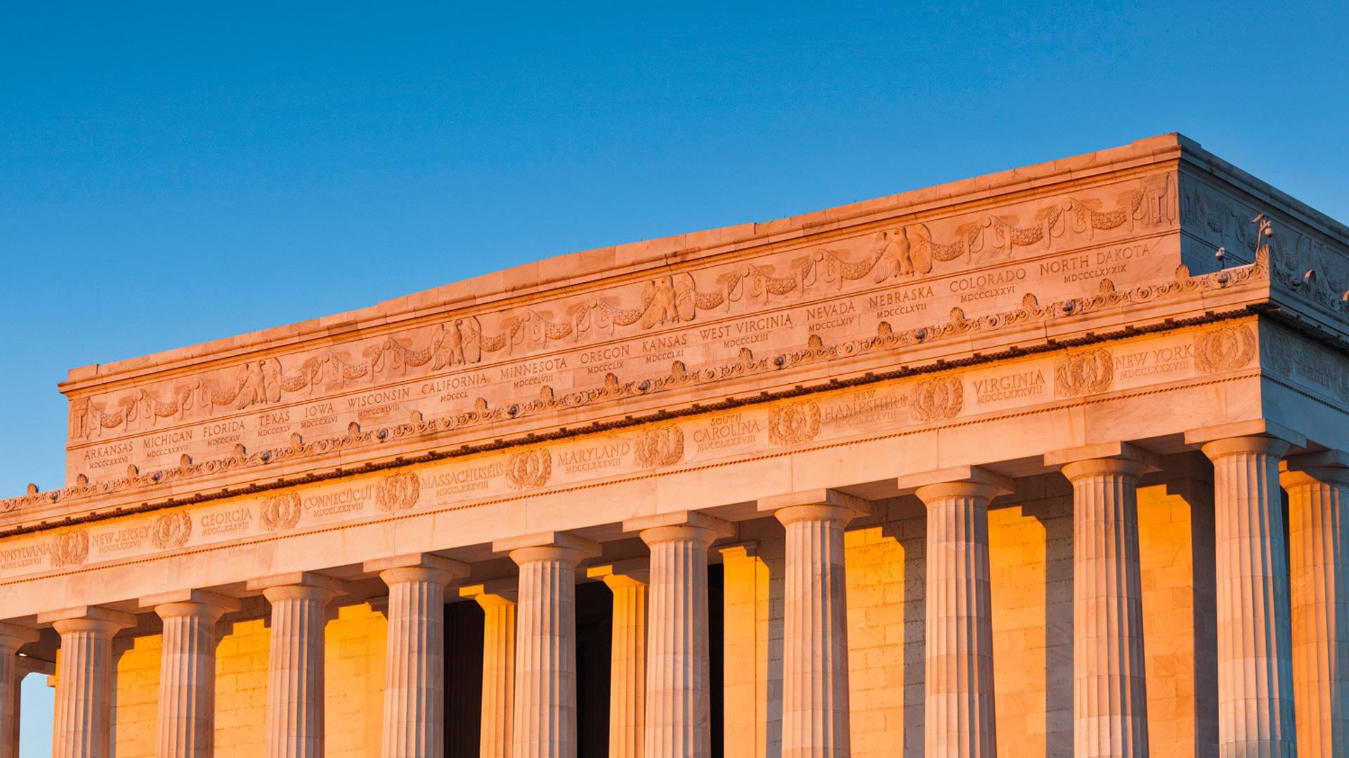 Detail Of The Lincoln Memorial Washington DC Peapix