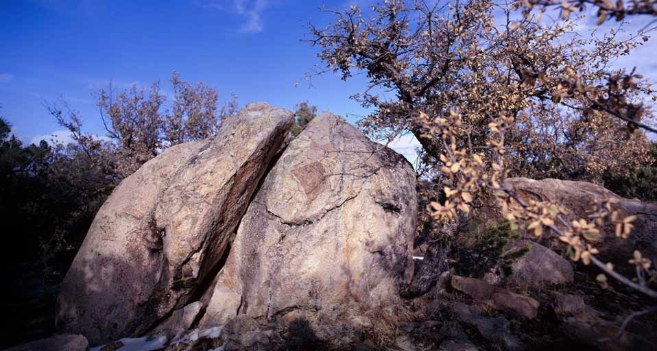 Split Rock near Roswell, New Mexico