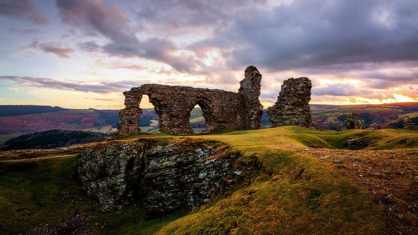 Castell Dinas Brân, Llangollen, Wales