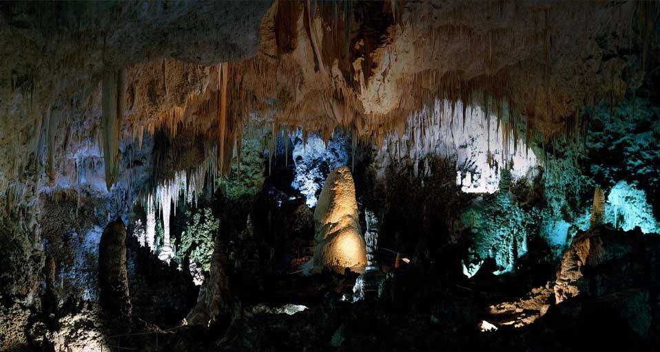 The Big Room in Carlsbad Cavern, Carlsbad Caverns National Park, New Mexico