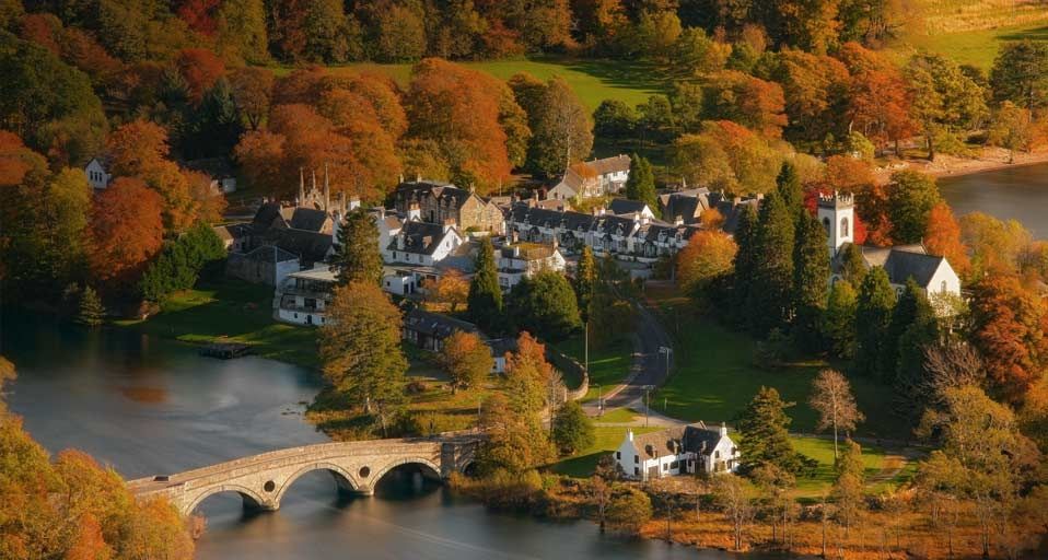 Kenmore in autumn, Perthshire, Scotland