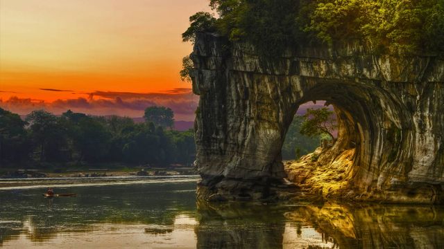 中国,桂林,象鼻山