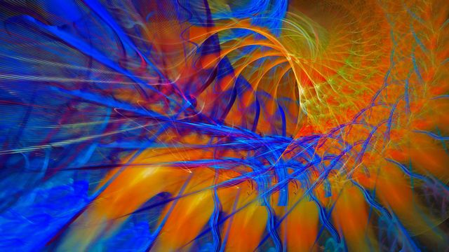 Fractal flames