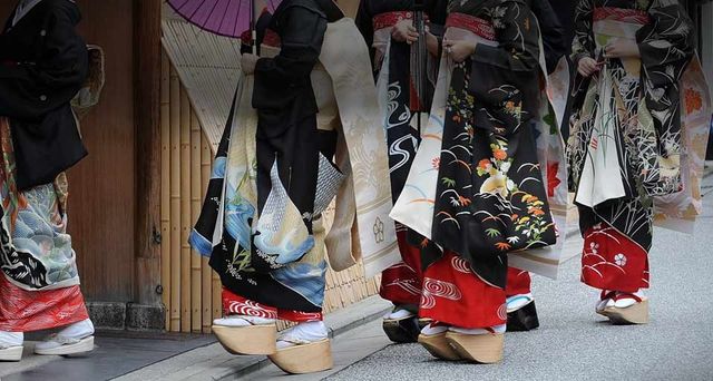 Geiko und Maiko