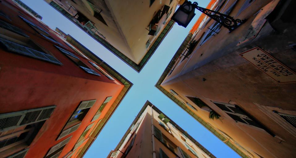 Buildings in Nice, France