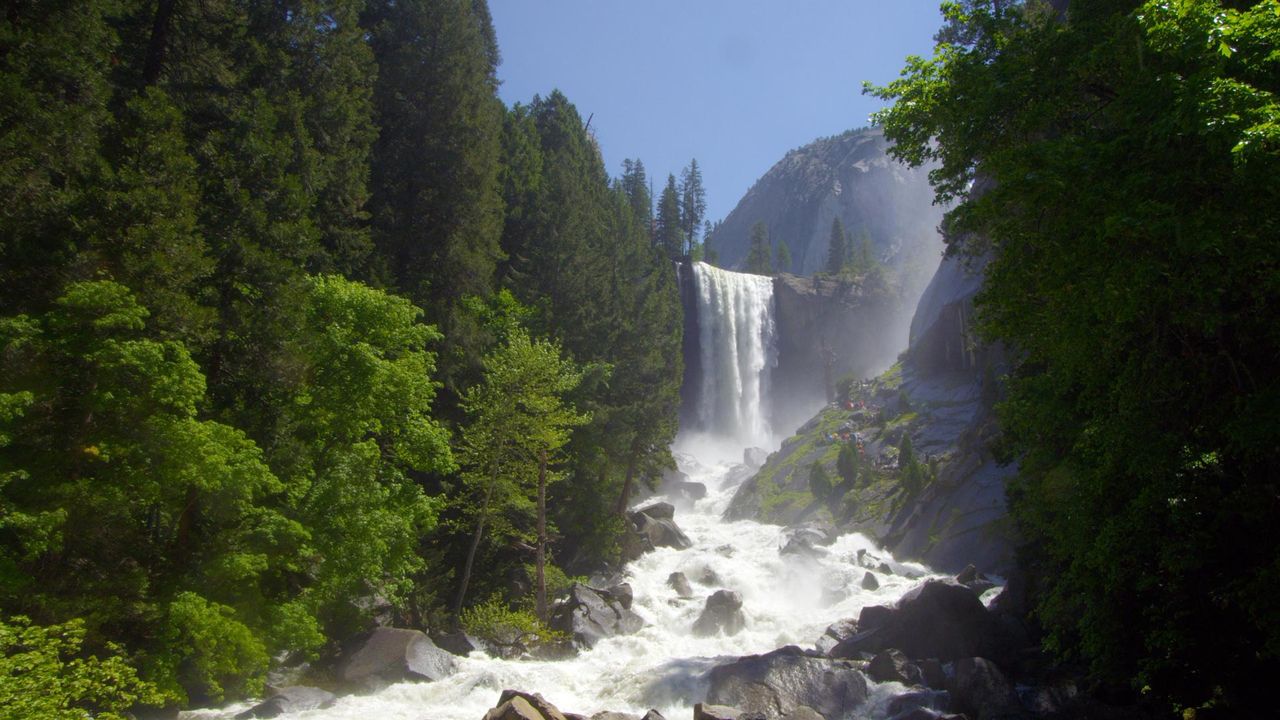 Vernal Fall at Yosemite National Park, California 