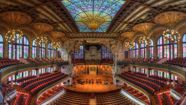 Palau de la Música Catalana, Barcelona, Spanien
