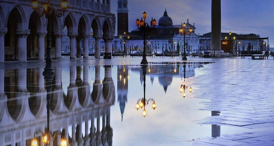 意大利威尼斯的圣马可广场