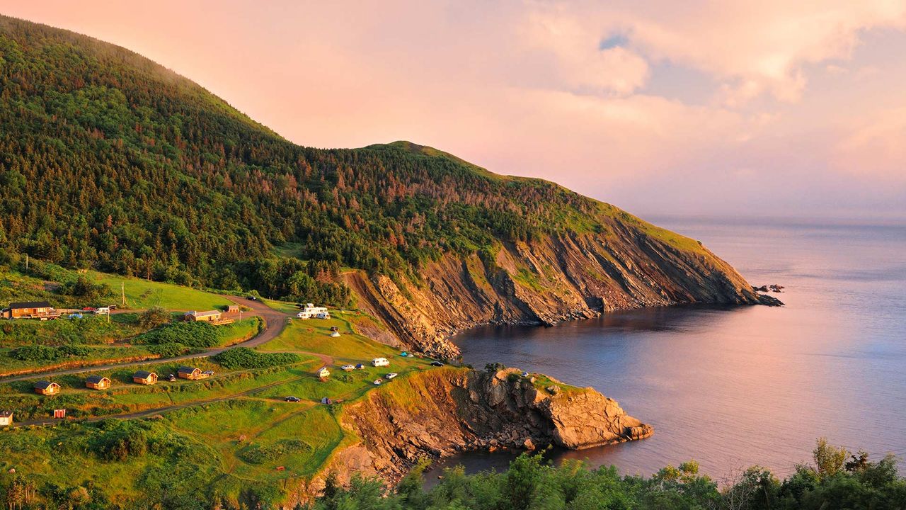 Sunset on Cape Breton Island, Nova Scotia, Canada