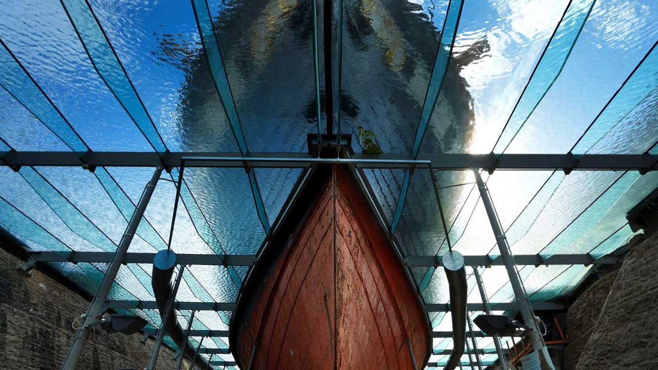 Bow of the SS Great Britain, Bristol, England