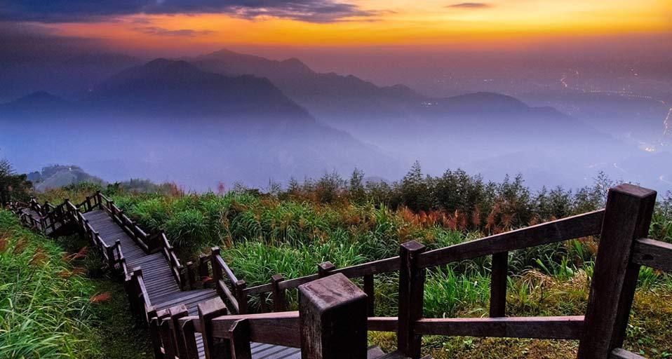 Alishan National Scenic Area dans le comté de Chiayi, Taiwan