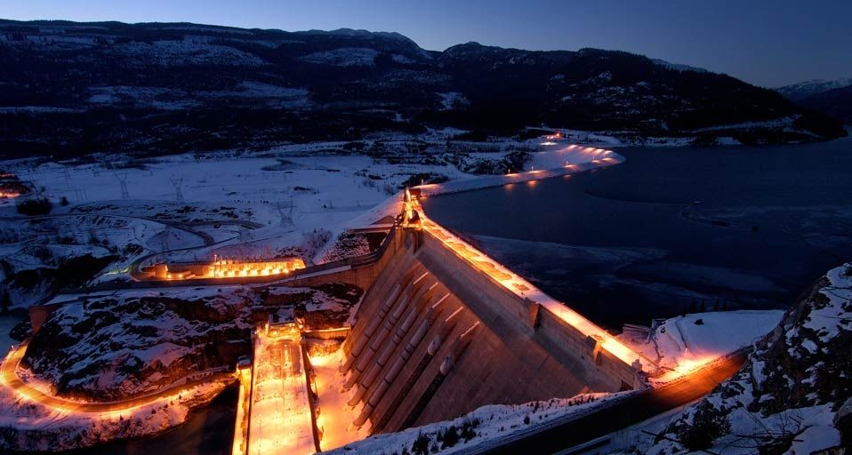 Revelstoke Dam, British Columbia, Canada