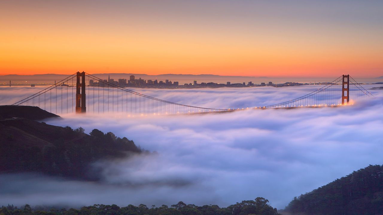 霧の金門橋｣アメリカ, サンフランシスコ - Bing Gallery · Peapix