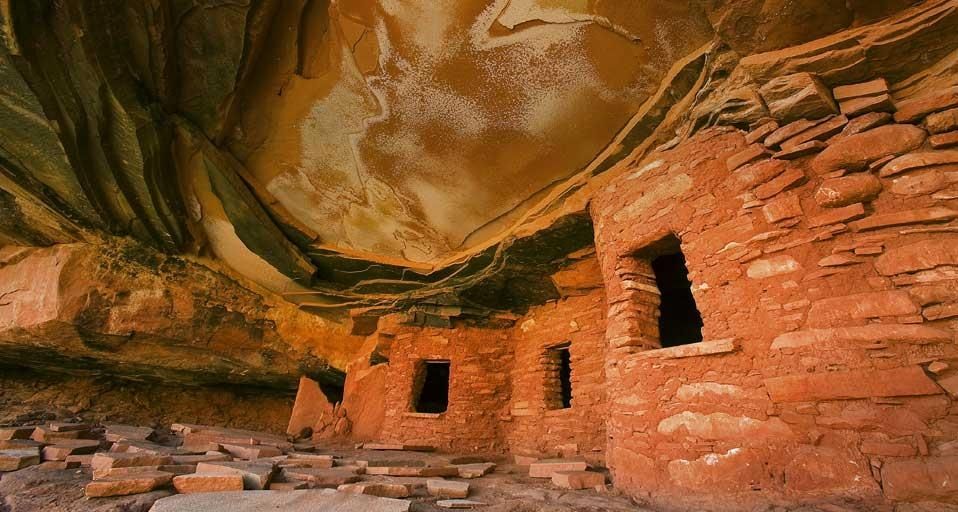The Ceiling House (also known as Falling Roof) at Cedar Mesa, Utah
