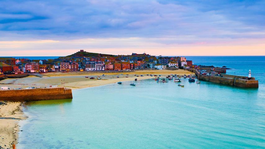 The harbour at St. Ives, Cornwall, England