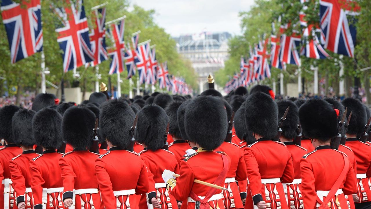 The Queen's Guard near Buckingham Palace, London 