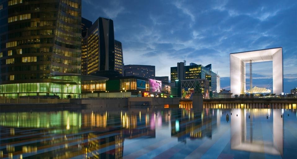 Quartier de la Défense dans les Hauts-de-Seine, Île-de-France