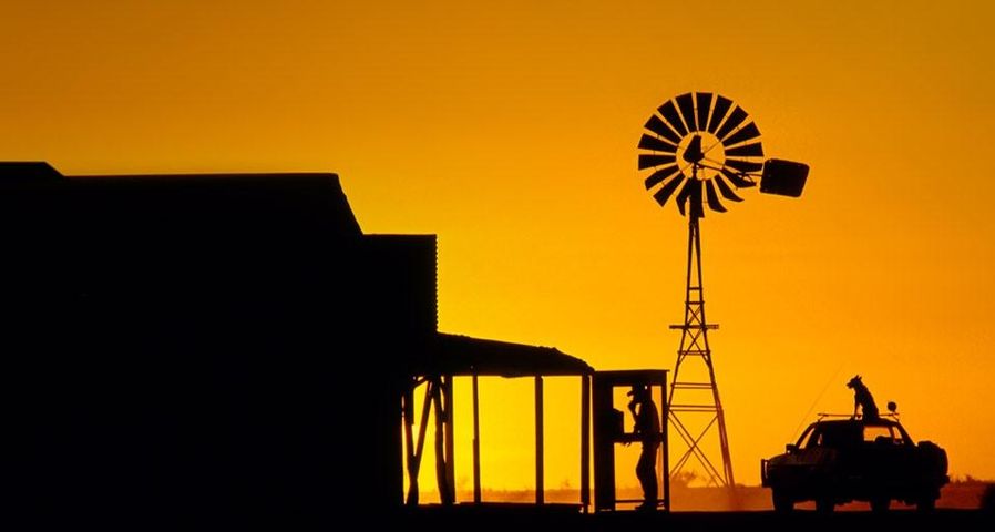 Broken Hill sunset, New South Wales, Australia