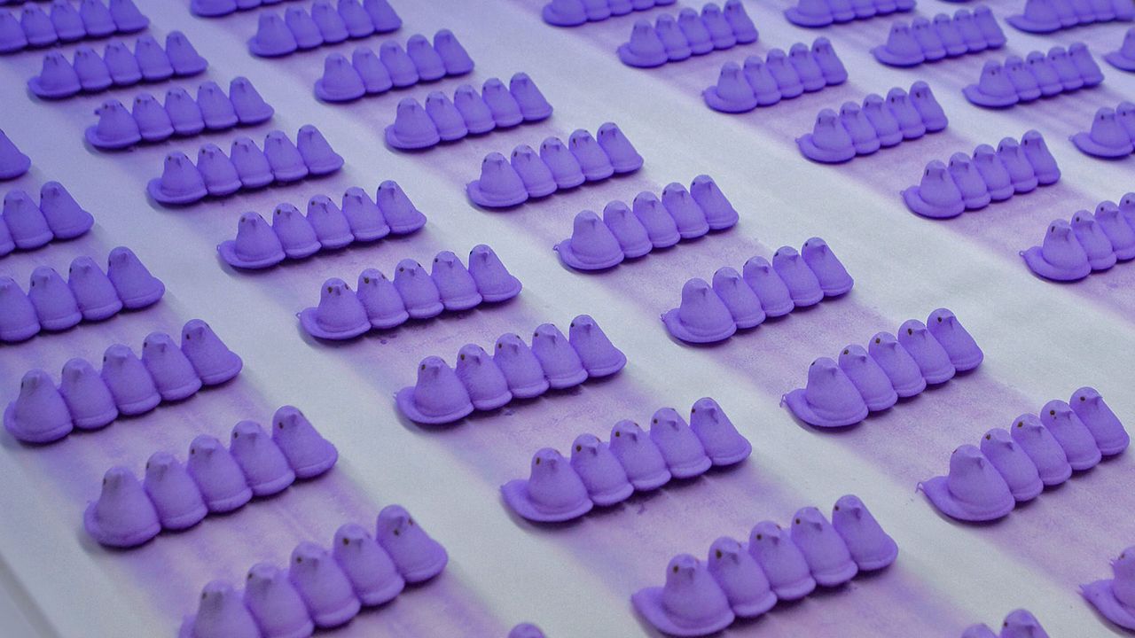 The marshmallow PEEPS® factory in Bethlehem, Pennsylvania, USA 