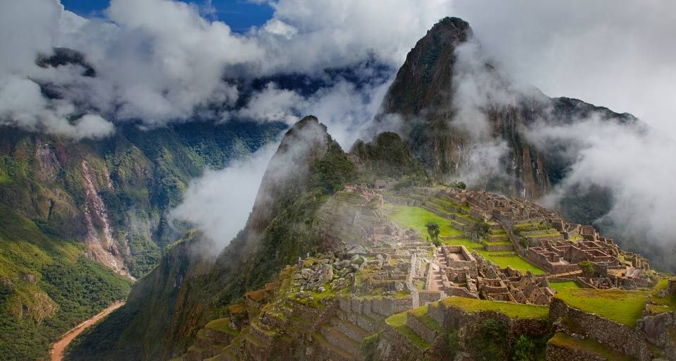 Incan ruins of Machu Picchu outside Cuzco, Peru