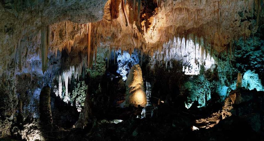 The Big Room in Carlsbad Cavern, Carlsbad Caverns National Park, New Mexico