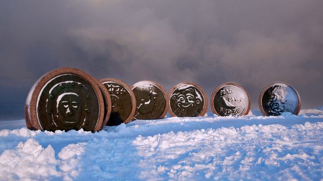 Denkmal „Kinder der Welt“ am Nordkap, Norwegen