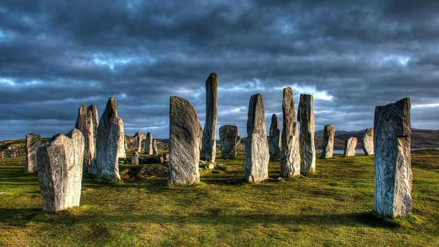 The Callanish Stones on the Isle of Lewis, Scotland