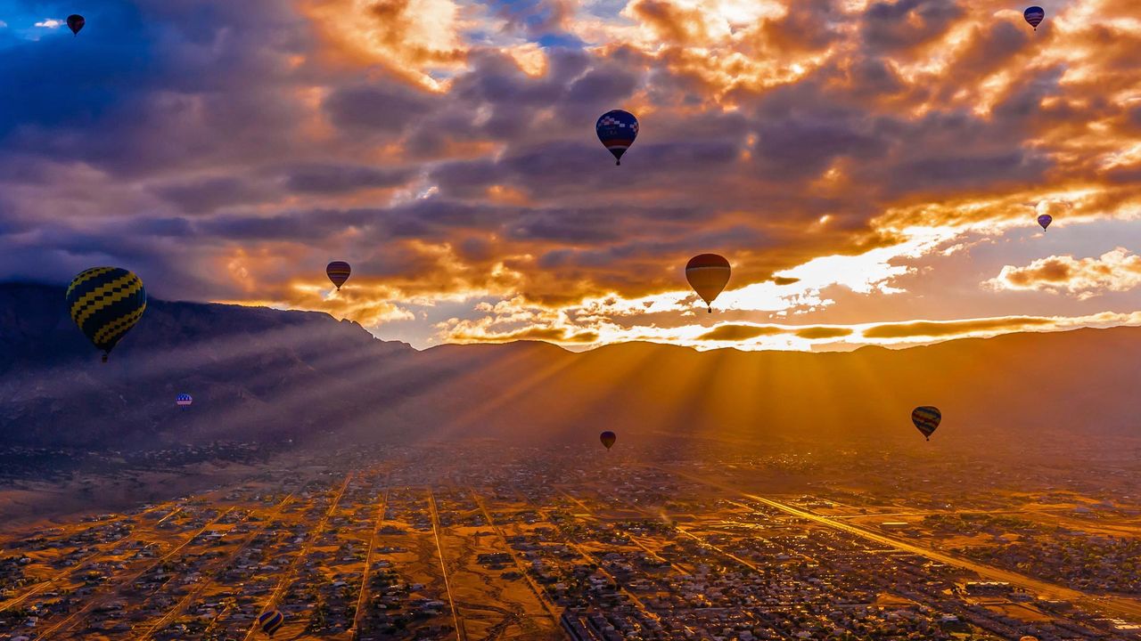 The Albuquerque International Balloon Fiesta runs until October 14