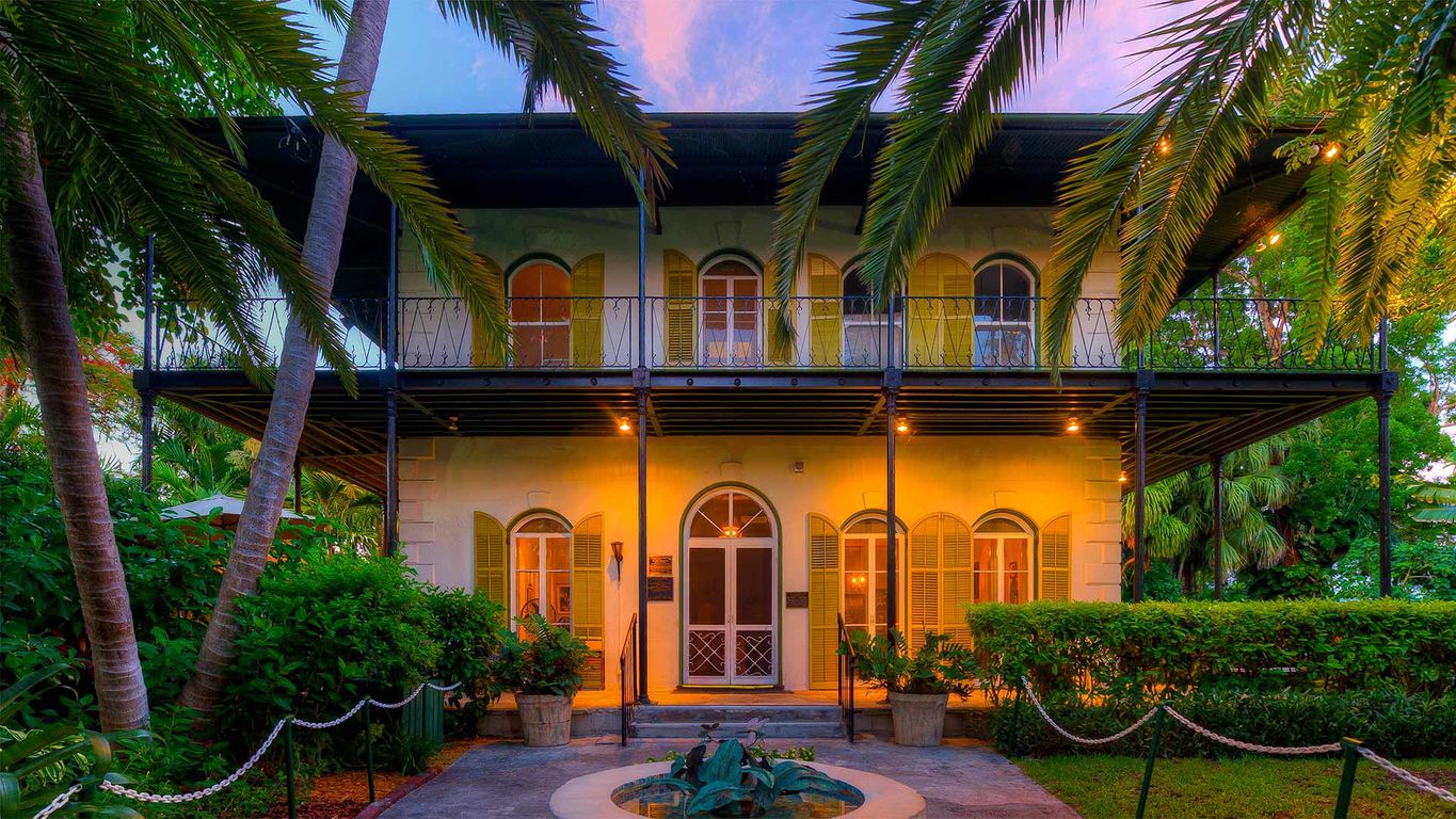 The Ernest Hemingway Home and Museum in Key West, for Hemingway Days