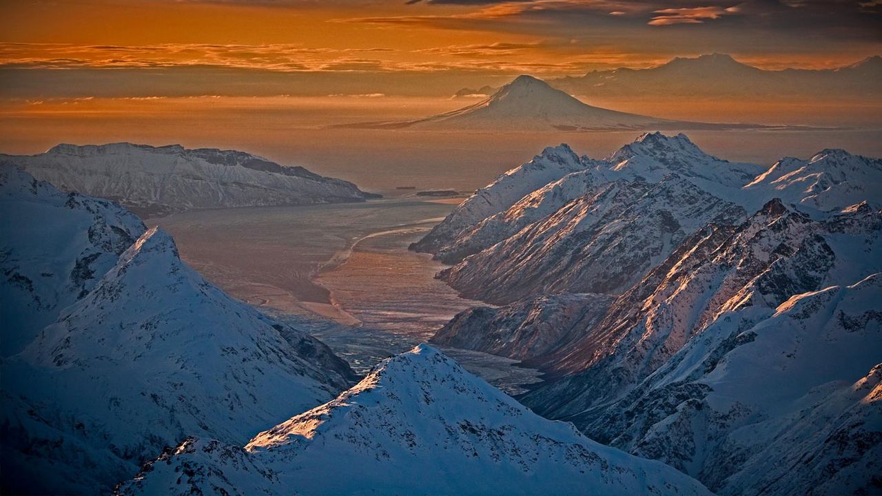 Chigmit Mountains and Lake Clark National Park and Preserve, Alaska