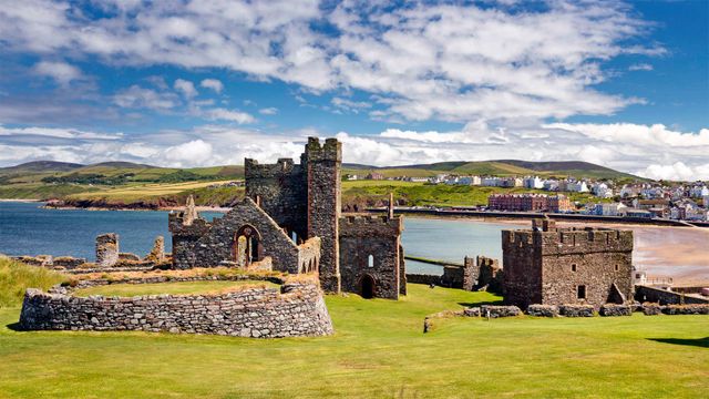 Peel Castle on St Patrick’s Isle, Isle of Man