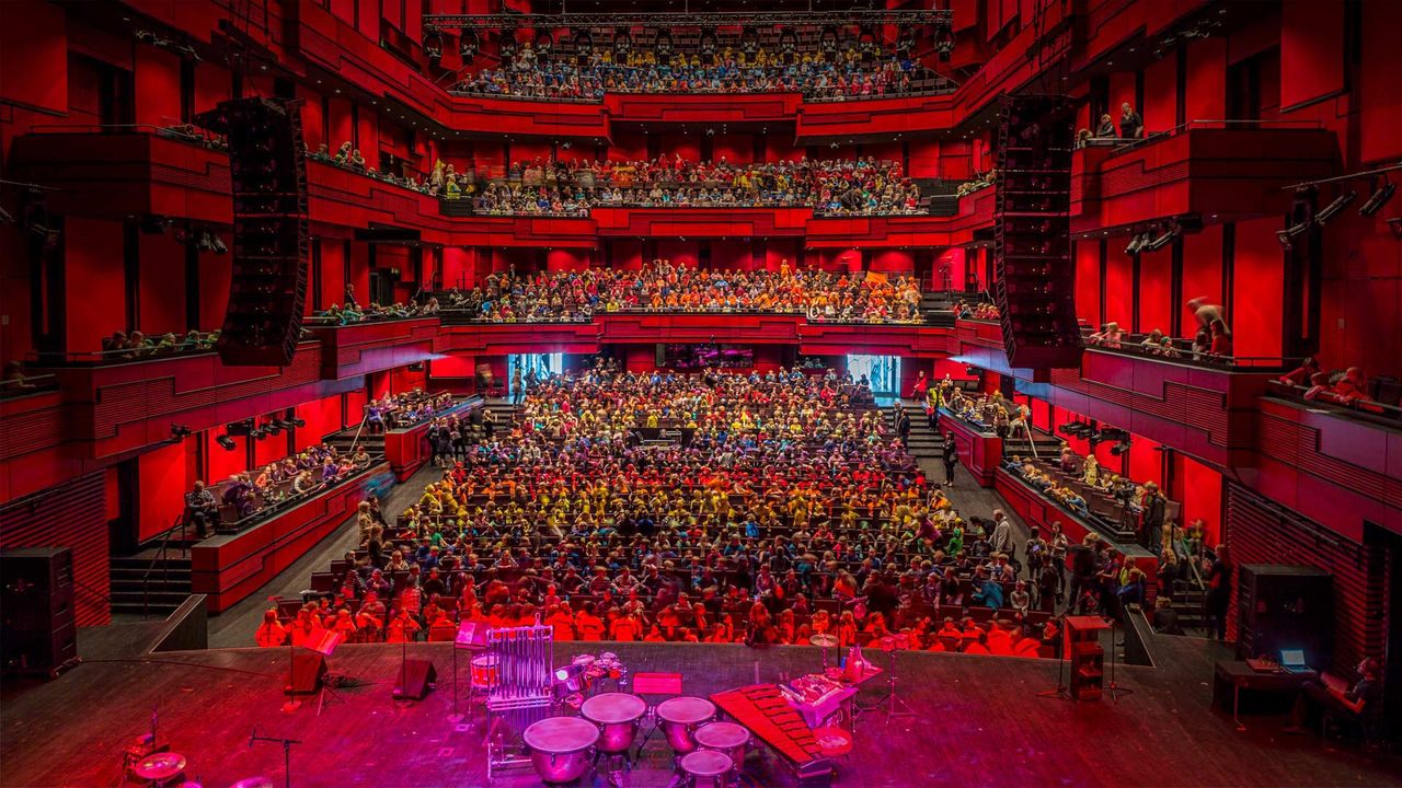 The Children's Cultural Festival at Harpa concert hall in Reykjavik, Iceland 