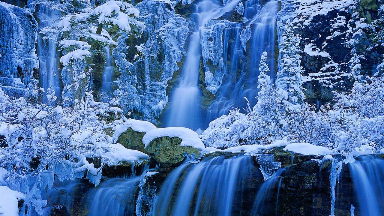 Tangle Creek Falls, Jasper National Park, Alberta 