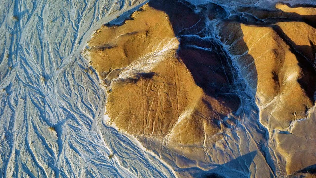 Owlman of the Nazca Lines in Peru 