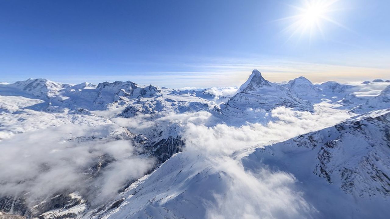 The Pennine Alps near Zermatt, Switzerland