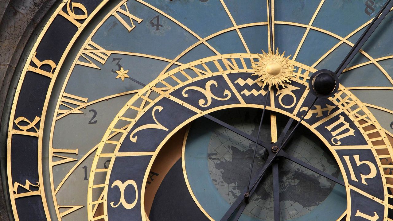 Astronomical Clock in Prague, Czech Republic 