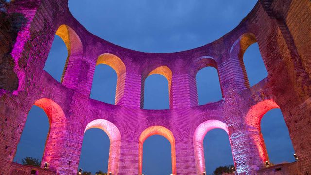 Kaiserthermen, UNESCO-Welterbestätte, Trier, Rheinland-Pfalz, Deutschland