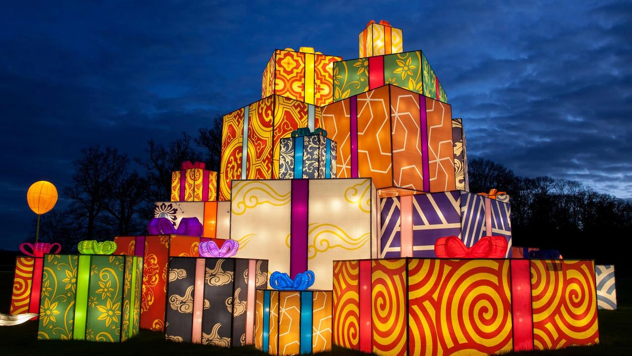 The Festival of Light at Longleat, Wiltshire 