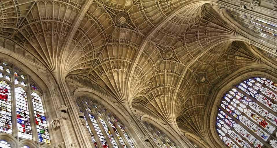 Interior of King's College Chapel, Cambridge, England