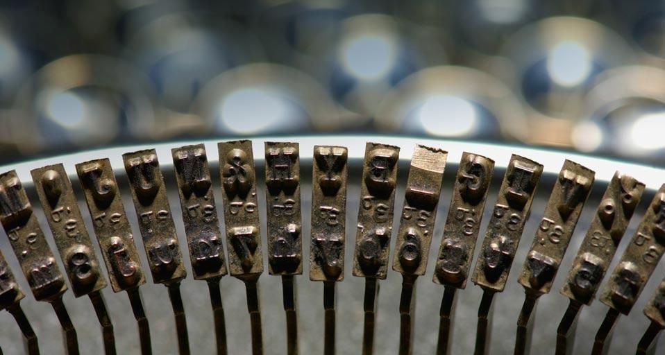 Typewriter letters