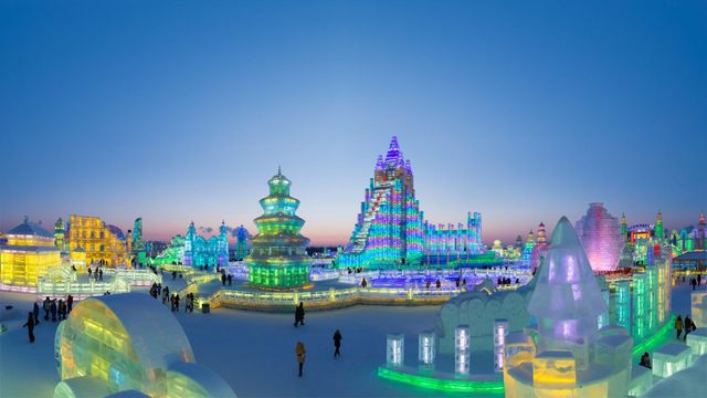 The Harbin Ice and Snow Sculpture Festival in China