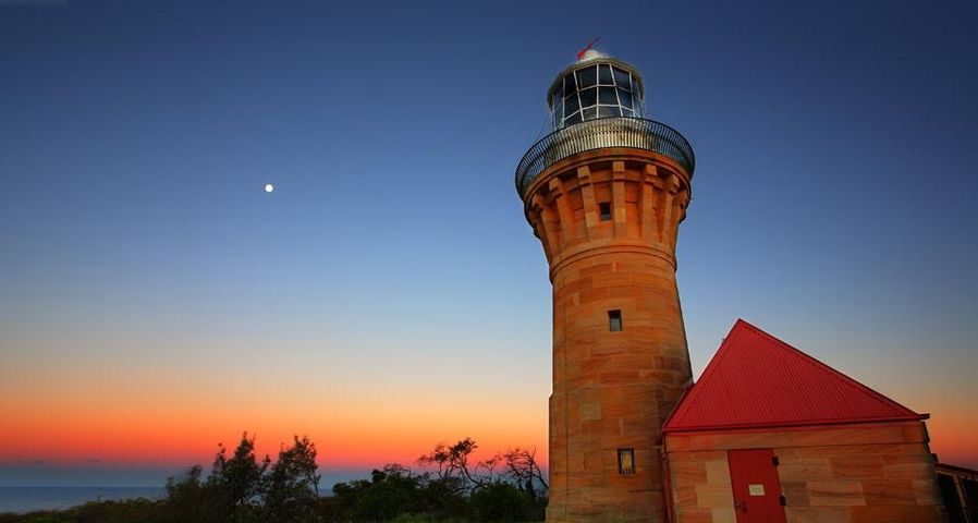 Barrenjoey Lighthouse after sunset, Palm Beach, Sydney