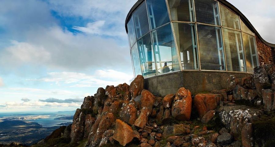 Lookout point at Mount Wellington, Hobart, Tasmania