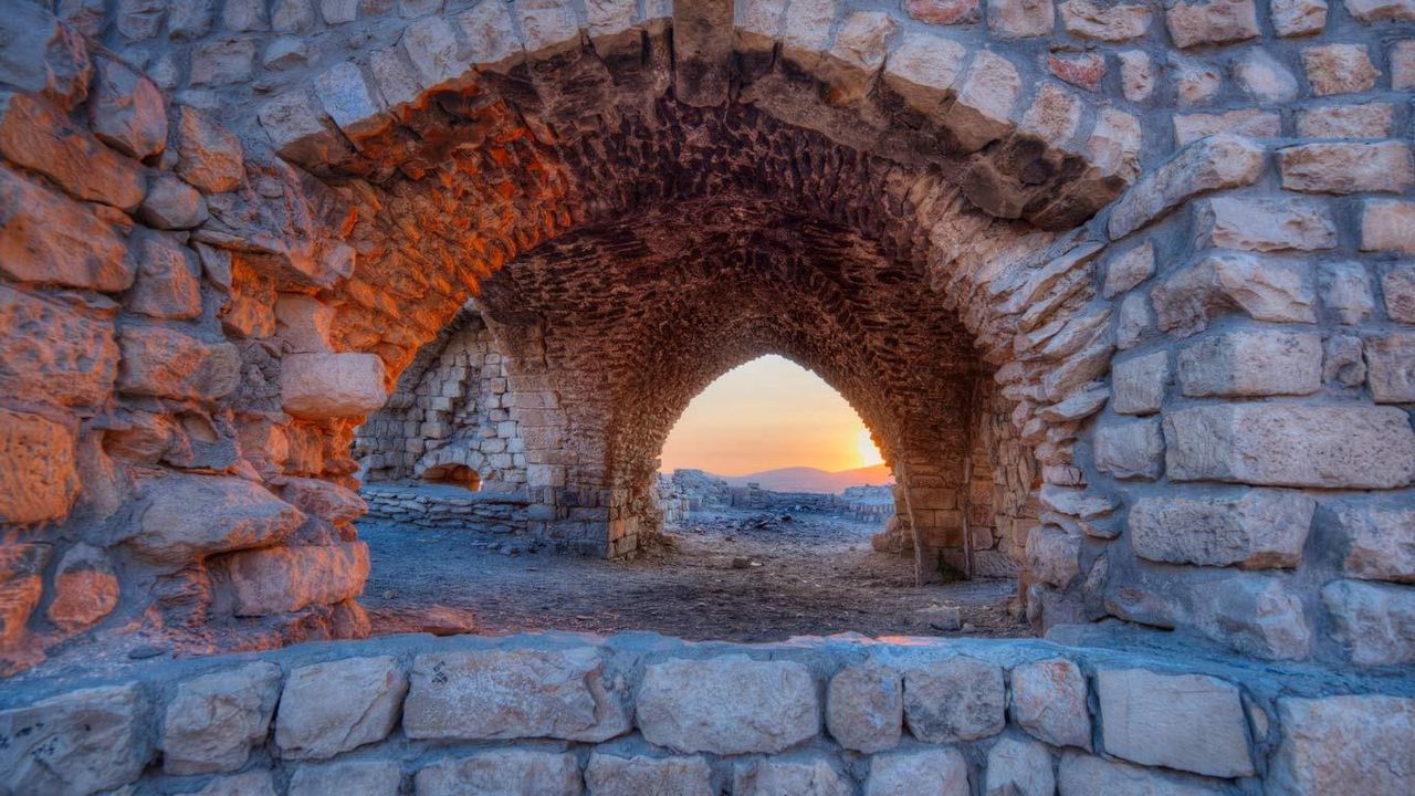 Ruins in Safed, Israel