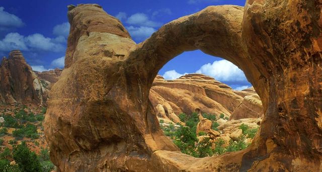 Double Arch in Arches National Park, Utah, USA