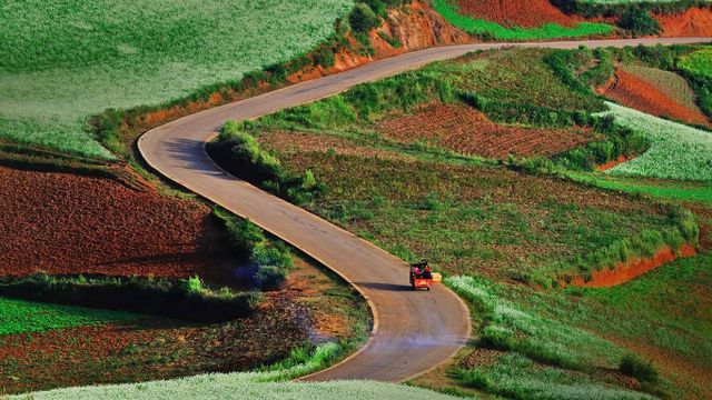 Terres rouges de Dongchuan, Yunnan, Chine