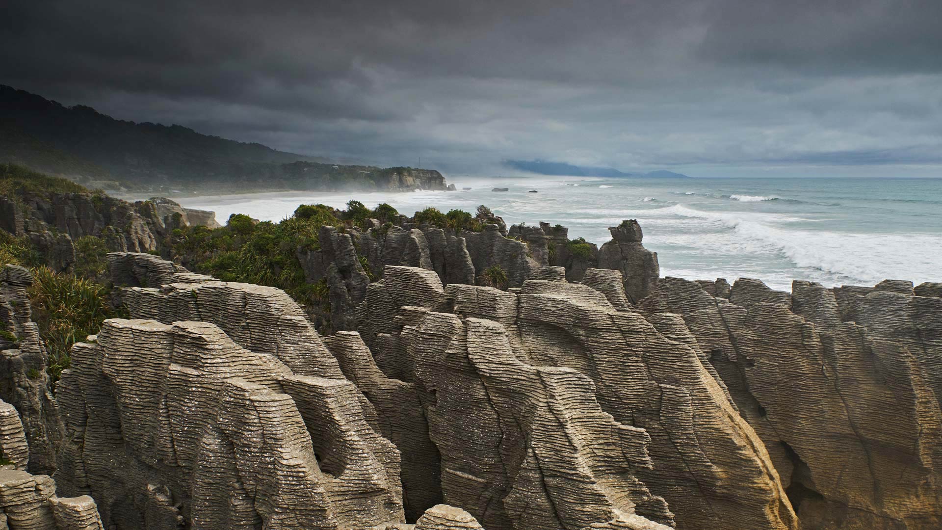 パンケーキ ロックス ニュージーランド南島 パパロア国立公園 Bing Gallery