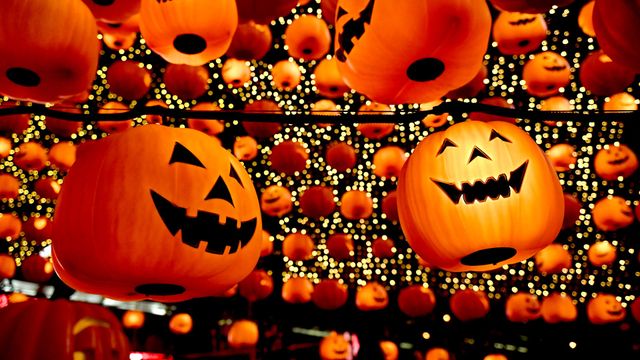 「ハロウィンのデコレーション」中国, 遼寧省